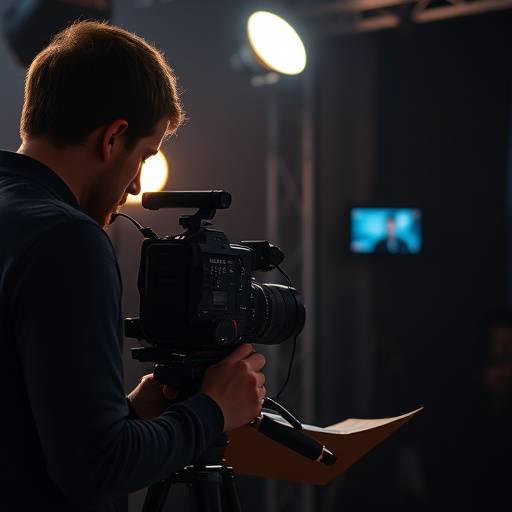 Post-Production Workflow - Film editor working on a project